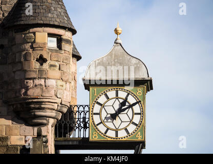 Canongate Mautstelle auf der Royal Mile, Edinburgh, Schottland, Vereinigtes Königreich Stockfoto