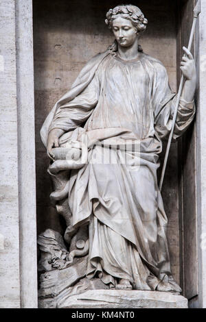 Statue des Salubrity in den Trevi-brunnen. Rom Stockfoto