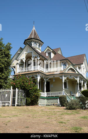 Große renovierten historischen viktorianischen Haus auf Kensington Avenue im Angelino Höhen Nachbarschaft Echo Park, Los Angeles Kalifornien USA KATHY DEWITT Stockfoto