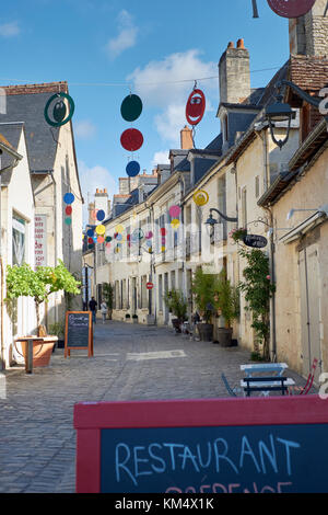 Azay-le-Rideau im Tal der Loire in Frankreich. Stockfoto