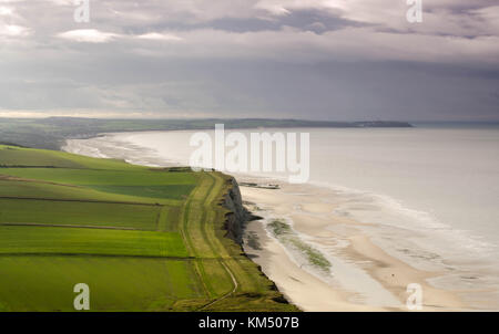 Blick vom Cap Blanc Nez Stockfoto