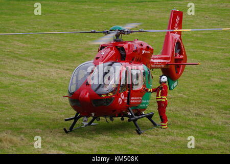 Wales Air Ambulance Stockfoto