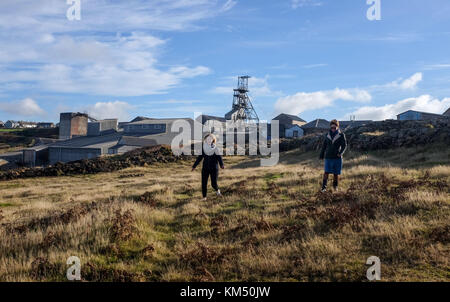 Tin Mine near St Ives in Cornwall UK  Photograph taken by Simon Dack Stockfoto