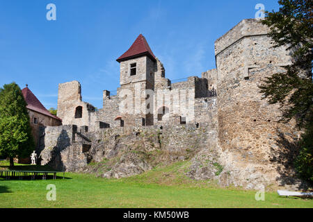 Burg und Schloss in der Nähe von Klatovy klenova, Böhmerwald (sumava), Tschechische Republik Stockfoto