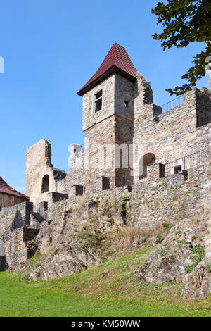 Burg und Schloss in der Nähe von Klatovy klenova, Böhmerwald (sumava), Tschechische Republik Stockfoto