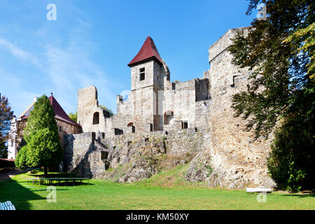 Burg und Schloss in der Nähe von Klatovy klenova, Böhmerwald (sumava), Tschechische Republik Stockfoto