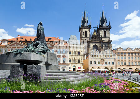 Staromestske namesti, Stare Mesto (UNESCO), Praha, Ceska republika / Altstädter Ring (UNESCO), Prag, Tschechische Republik Stockfoto