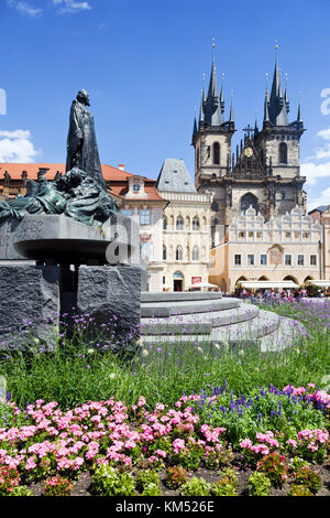 Staromestske namesti, Stare Mesto (UNESCO), Praha, Ceska republika / Altstädter Ring (UNESCO), Prag, Tschechische Republik Stockfoto