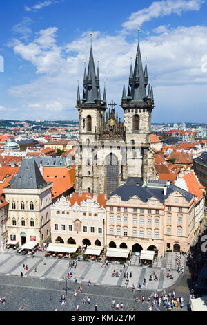 Staromestske namesti, Stare Mesto (UNESCO), Praha, Ceska republika / Altstädter Ring (UNESCO), Prag, Tschechische Republik Stockfoto