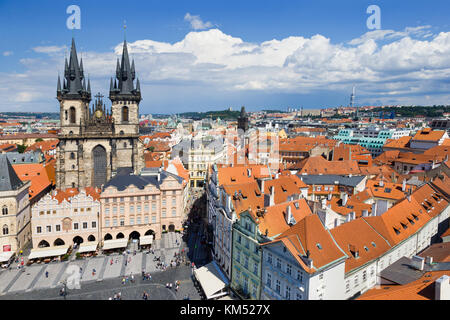 Staromestske namesti, Stare Mesto (UNESCO), Praha, Ceska republika / Altstädter Ring (UNESCO), Prag, Tschechische Republik Stockfoto