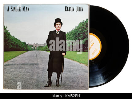 Elton John A Single Man album Stockfoto