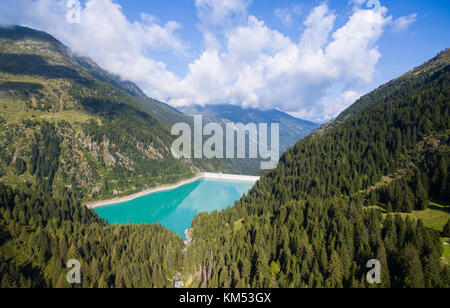 See von scais - künstliche See in Valtellina - orobie valtellinesi Stockfoto