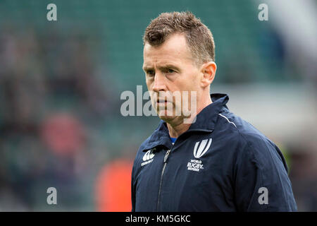 London, Großbritannien. November 2017. Killik Cup Rugby-Spiel zwischen Barbarians FC und Neuseeland in London, Großbritannien, 4. November 2017. Quelle: Jürgen Keßler/dpa/Alamy Live News Stockfoto