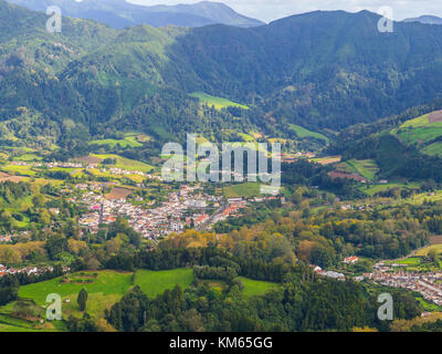 Furnas in Sao Miguel auf den Azoren, Portugal. Stockfoto