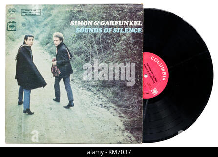 Simon und Garfunkel Sounds of Silence album Stockfoto