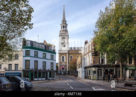 St. James Kirche, Anglikanische Kirche von James Carr in Clerkenwell, London, UK Stockfoto