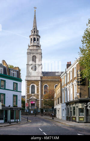 St. James Kirche, Anglikanische Kirche von James Carr in Clerkenwell, London, UK Stockfoto