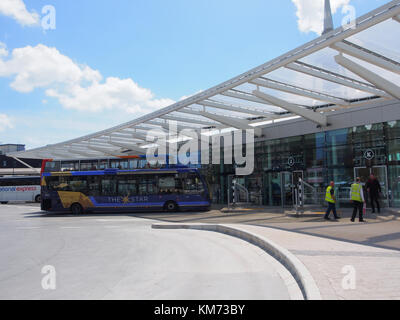 Die harte Interchange, Portsmouth, Hampshire, England Stockfoto