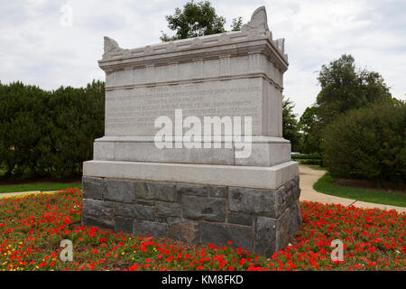 Der amerikanische Bürgerkrieg unbekannt Monument, das sich in den nationalen Friedhof von Arlington, Virginia, United States. Stockfoto