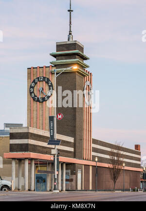 Ehemalige Katz Drug Store auf der Main Street in Westport. Stockfoto