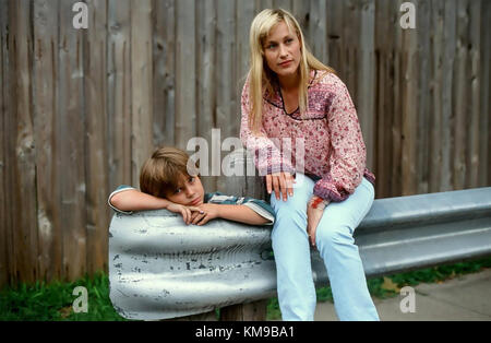 Boyhood 2014 Universal Pictures Film mit Patricia Arquette und Ellar Coltrane Stockfoto