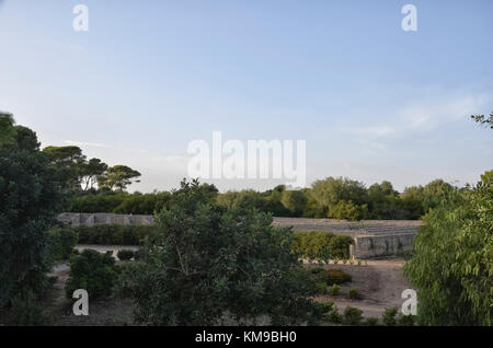 Blick auf das Labyrinth des Schlosses von Donnafugata Stockfoto