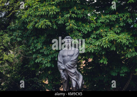 Ivan Franko Denkmal in der Stadt Ternopil, Verwaltungszentrum der Region Ternopil in der westlichen Ukraine Stockfoto