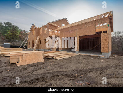 Neues Haus bau Framing-sites Stockfoto