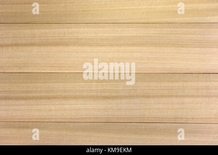 Blick von oben auf mehrere Platten von Western Red Cedar. Stockfoto