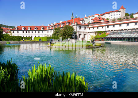 Valdstejnsky Palac, valdstejnska zahrada, Mala Strana (unesco), Praha, Ceska Republika/Wallenstein Gärten, Kleinseite (unesco), Prag, Tschechische Repu Stockfoto