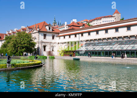 Valdstejnsky Palac, valdstejnska zahrada, Mala Strana (unesco), Praha, Ceska Republika/Wallenstein Gärten, Kleinseite (unesco), Prag, Tschechische Repu Stockfoto