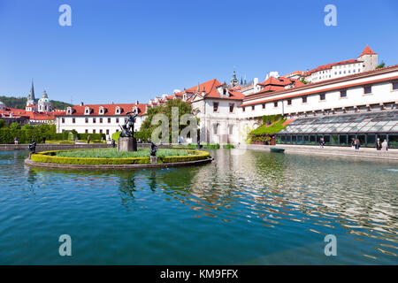 Valdstejnsky Palac, valdstejnska zahrada, Mala Strana (unesco), Praha, Ceska Republika/Wallenstein Gärten, Kleinseite (unesco), Prag, Tschechische Repu Stockfoto