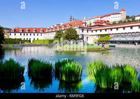 Valdstejnsky Palac, valdstejnska zahrada, Mala Strana (unesco), Praha, Ceska Republika/Wallenstein Gärten, Kleinseite (unesco), Prag, Tschechische Repu Stockfoto