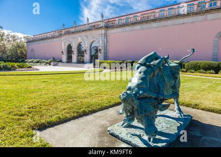 Die John and Mable Ringling Museum of Art in Sarasota Florida Stockfoto