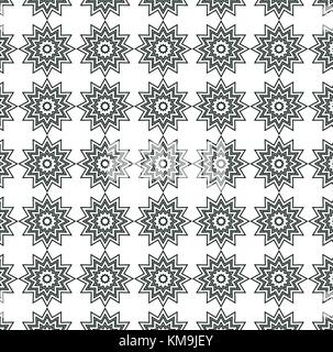 Abstrakte luxus Muster kunst hintergrund Vector Illustration. Luxus pattern Art. einfache umreiß Fliese. Stock Vektor