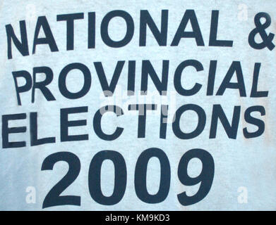 Abstimmung-Station in Pretoria, nationalen und provinziellen Wahlen, Südafrika Stockfoto