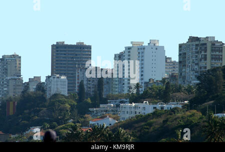 Maputo, Mosambik, Stadtgebäude Stockfoto