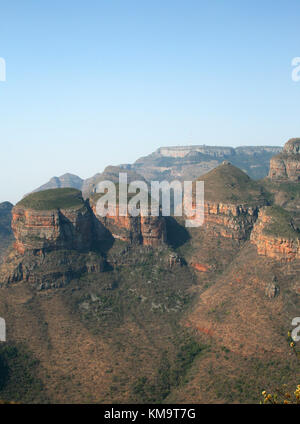 Mpumalanga, Südafrika, die drei rondavels Stockfoto