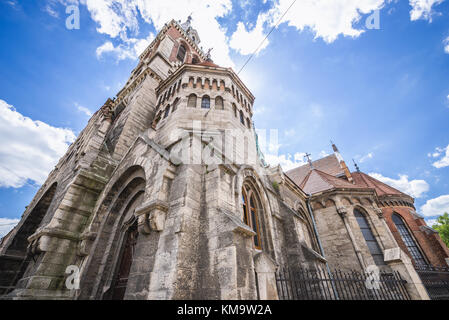 Außenansicht der römisch-katholischen St. Stanislaus Kirche in Chortkiw Stadt in Ternopil Oblast der westlichen Ukraine Stockfoto