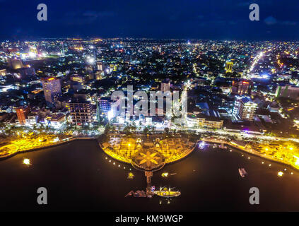 Losari Beach das Symbol der Stadt Makassar. Stockfoto