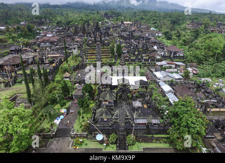 Besakih Tempel Komplex in Karangasem Bali Stockfoto