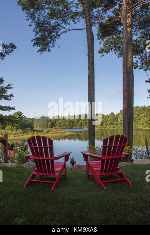 Manitowish Gewässer, Wisconsin Stockfoto