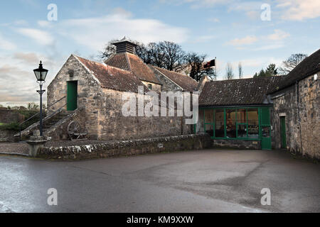 Daftmill Brennerei, von cupar, Fife, Schottland ist eines der neuesten Destillerien in Schottland, mit Gerste aus der eigenen Landwirtschaft und Wasser aus Ihrer artesischen Stockfoto