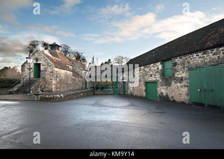 Daftmill Brennerei, von cupar, Fife, Schottland ist eines der neuesten Destillerien in Schottland, mit Gerste aus der eigenen Landwirtschaft und Wasser aus Ihrer artesischen Stockfoto