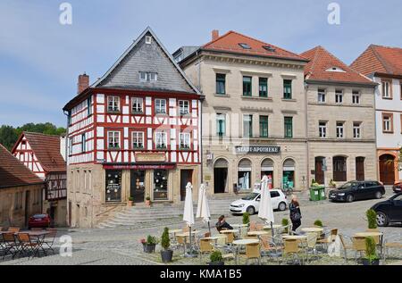 Kronach (Oberfranken, Bayern, Deutschland): die mittelalterliche Innenstadt Stockfoto