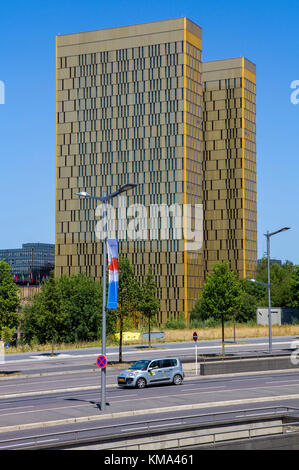 Twin Tower des Europäischen Gerichtshofes, Avenue John F. Kennedy, Kirchberg, Luxemburg - Stadt, Luxemburg, Europa Stockfoto