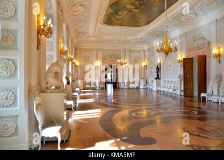 St. Petersburg, Russland - März 03, 2017: Innenraum Eingangshalle Der gatchina Palast Stockfoto