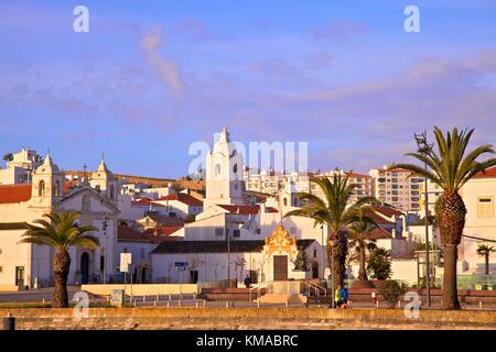 Die Altstadt von Lagos, Lagos, Algarve, Algarve, Portugal, Europa Stockfoto
