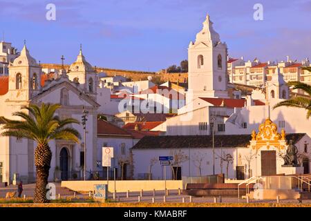 Die Altstadt von Lagos, Lagos, Algarve, Algarve, Portugal, Europa Stockfoto