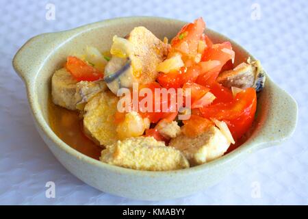 Fischrogen Vorspeise, Algarve, Algarve, Portugal, Europa Stockfoto